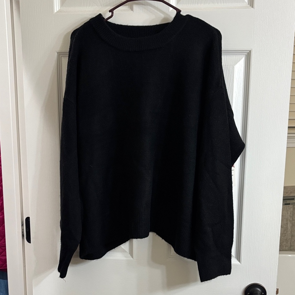 1State Classic Black Women's Sweater